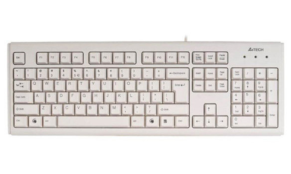 A4Tech KM-720 Smart Key FN Keyboard White
