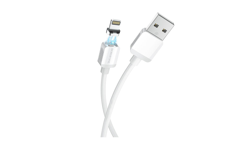 Borofone cable BX57 Effective magnetic charging cable for Lightning white