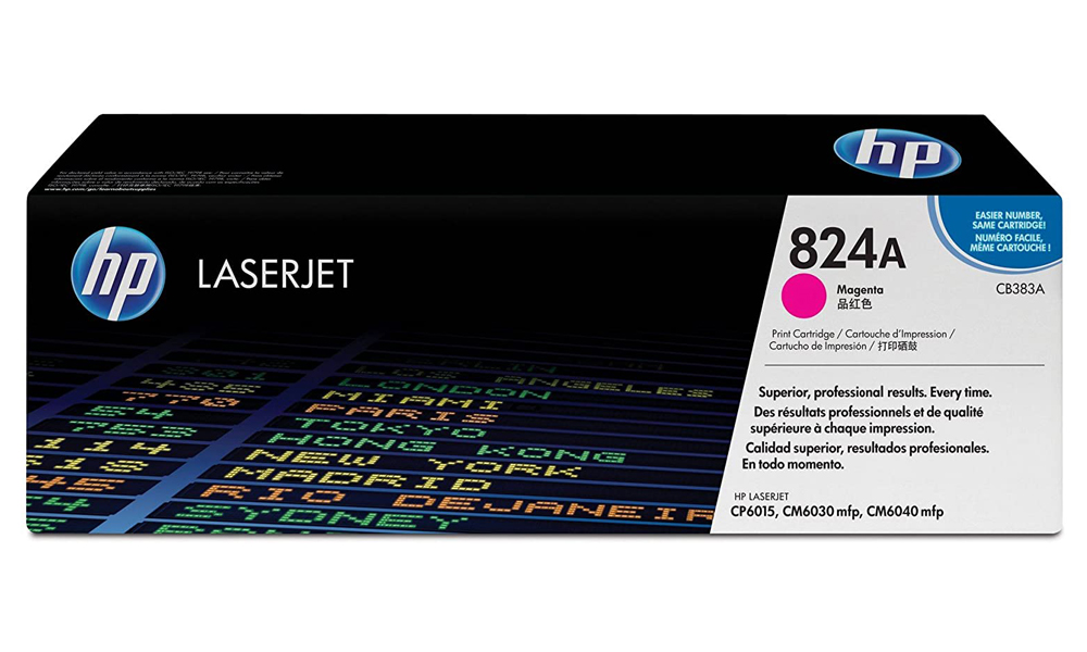 HP 824A Magenta Original LaserJet Toner Cartridge CB383A