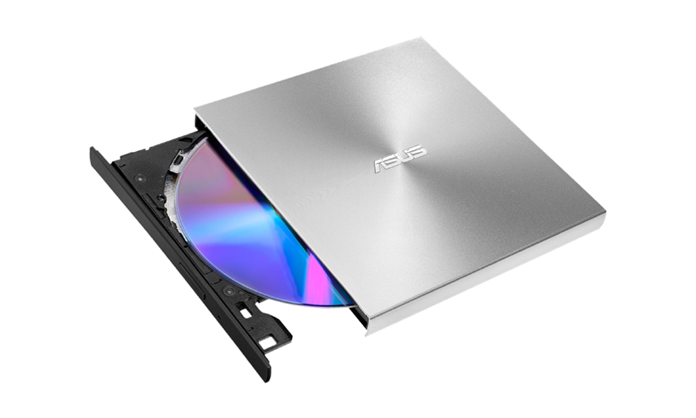 Asus ODD portable SDRW-08U8M-U DVD+-R/RW burner M-DISC USB Type-C Slim silver Retail Box 90DD0292-M29000