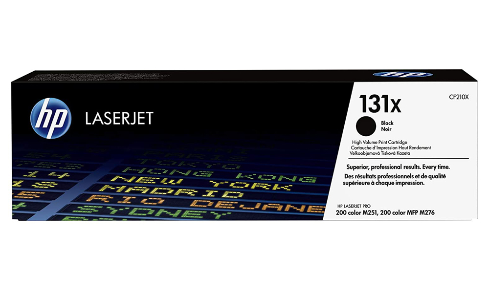 HP 131X 2-pack High Yield Black Original LaserJet Toner Cartridges CF210XD