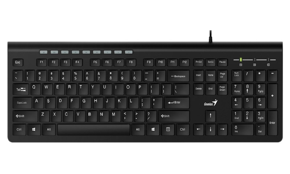 Genius, SlimStar 230II, Slim, multimedia, USB, Black.