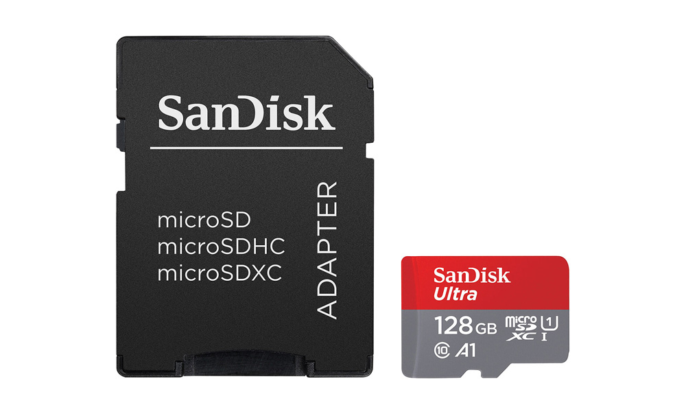 SanDisk Ultra microSD with SD Adapter - 128GB
