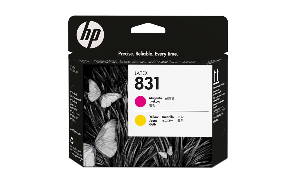 HP 831 Yellow and Mag Latex Printhead CZ678A