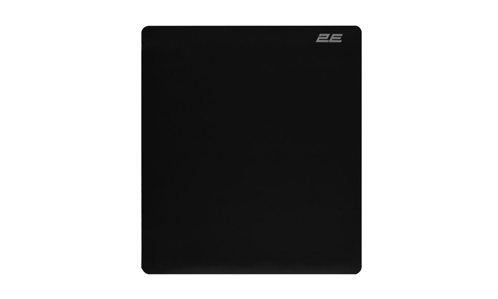 2E Mouse Pad SHINY, M(450x400x2mm), black 2E-PAD-M-SHINY-BLACK