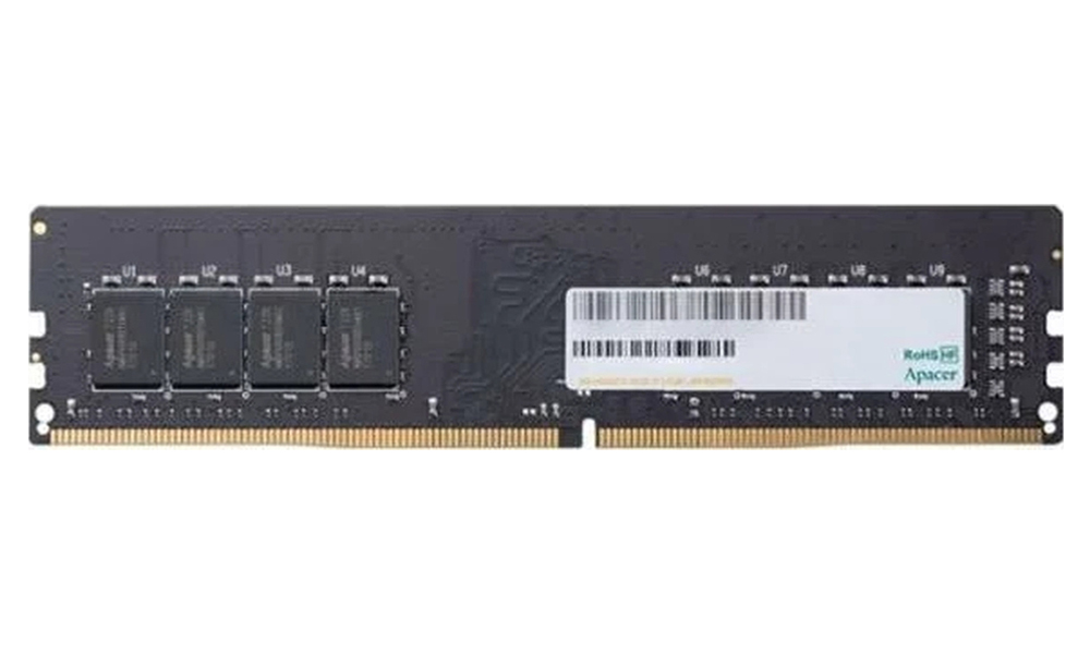 Apacer AU08GGB32CSYBGH | 8GB DDR4 Memory Module | 1024*8 DIMM 3200Hz CL22 1.2V | EL.08G21.GSH
