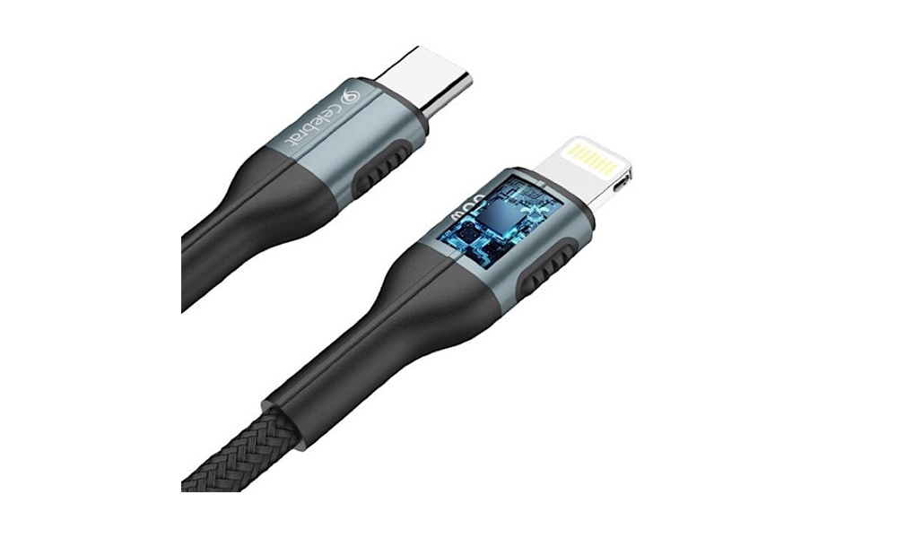 Celebrat HB-15 Type-C-Lightning 1.2M 27W Black