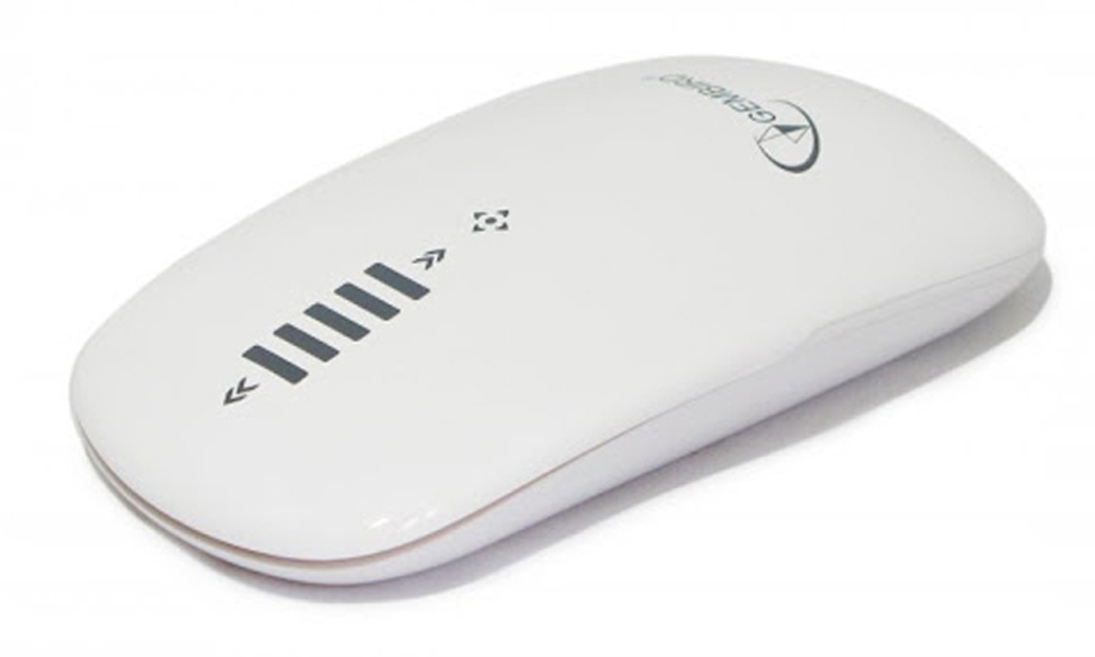 Gembird MUSW-PT-001-W Wireless touch mouse, Phoenix series, white