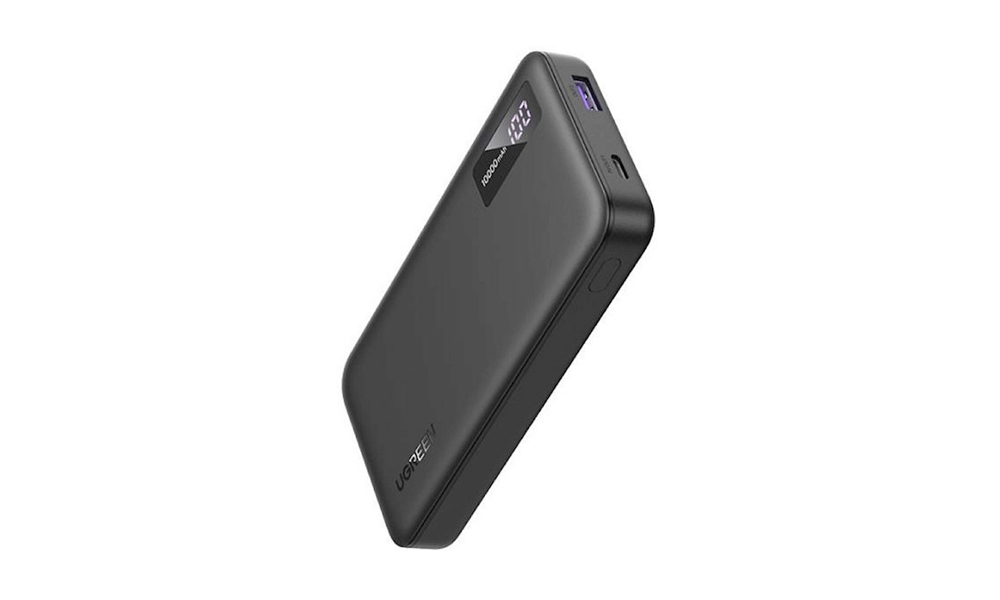 Ugreen 25742, 1000mAh, USB-C, USB, Two-way Power Bank, Black