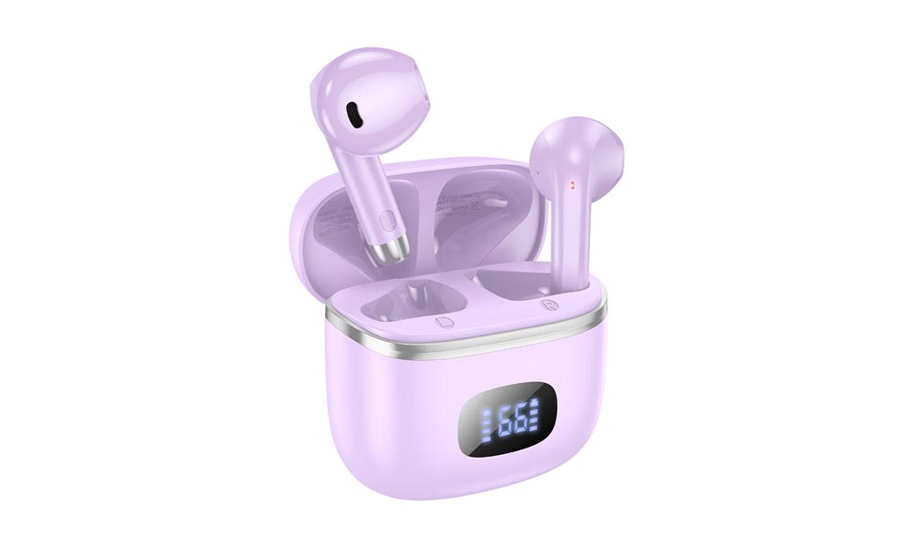 Hoco EQ1 Music guide true wireless BT headset purple