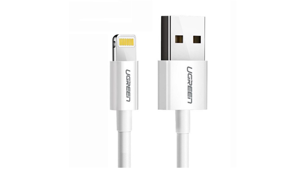 Ugreen US155 (80315) Apple Lightning To USB 2.0 A Male Cable White 1.5M