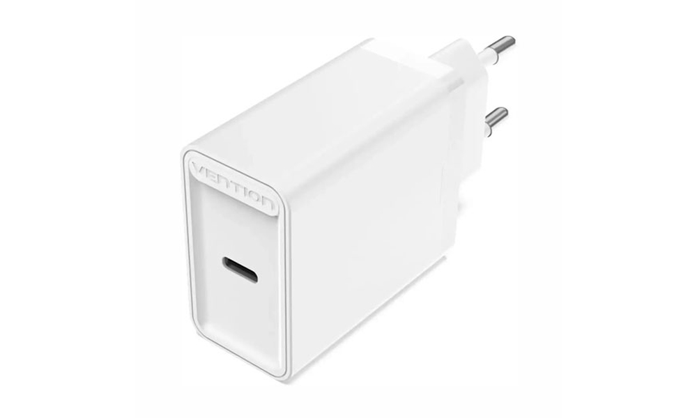 Vention FADW0-EU 1-port USB-C Wall Charger(20W) EU-Plug White