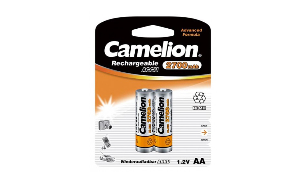 1926 Camelion Ni-MH AA 2700mAh NH-AA2700BP2 4260033151926