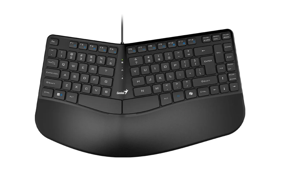 Genius Ergo KB-700, BLK, Ergonomic Keyboard,RU, USB