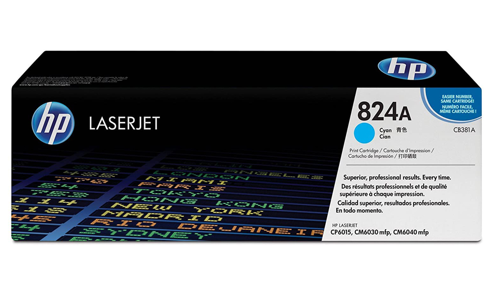 HP 824A Cyan Original LaserJet Toner Crtridge CB381