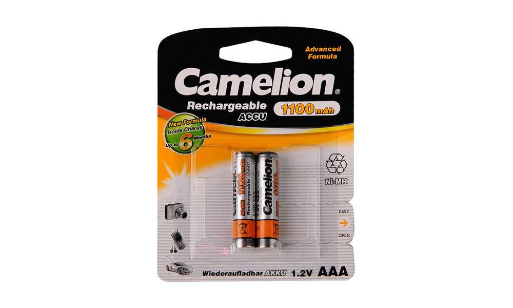 1940 Camelion Ni-MH AAA 1100mAh NH-AAA1100BP2 4260033151940
