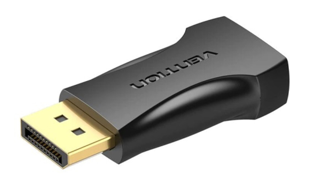 Vention HBOB0 DisplayPort Male to HDMI Female Adapter Black (DP to HDMI)