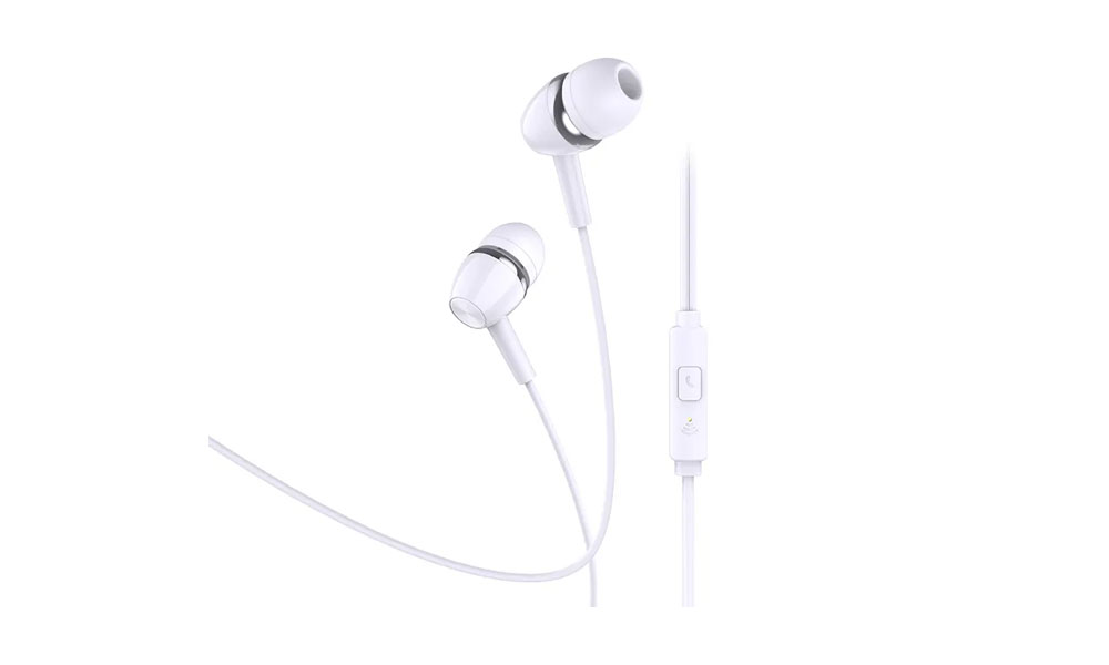 JOKADE JD041 LIGE universal earphone with mic White