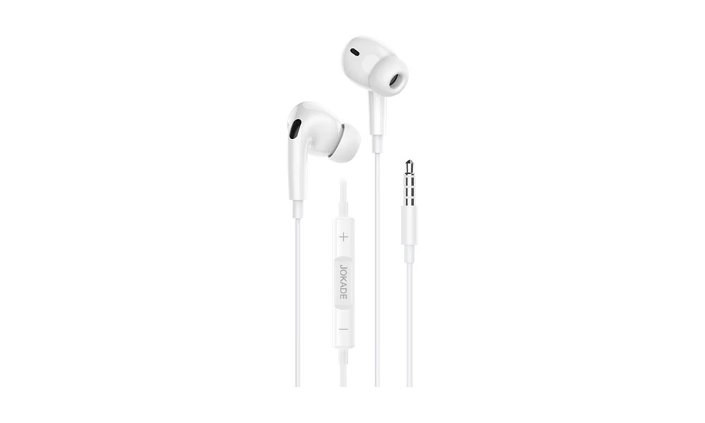 JOKADE JD042 LILING universal earphone with mic White