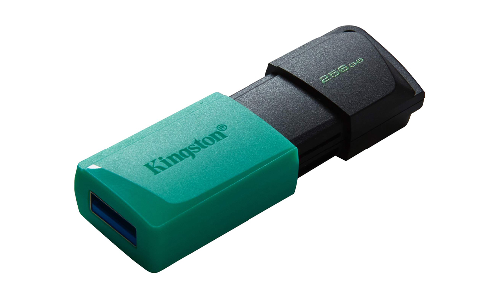 Kingston DataTraveler® Exodia™ M 256GB USB 3.2 Gen 1 Flash Drive | Black Teal | DTXM/256GB