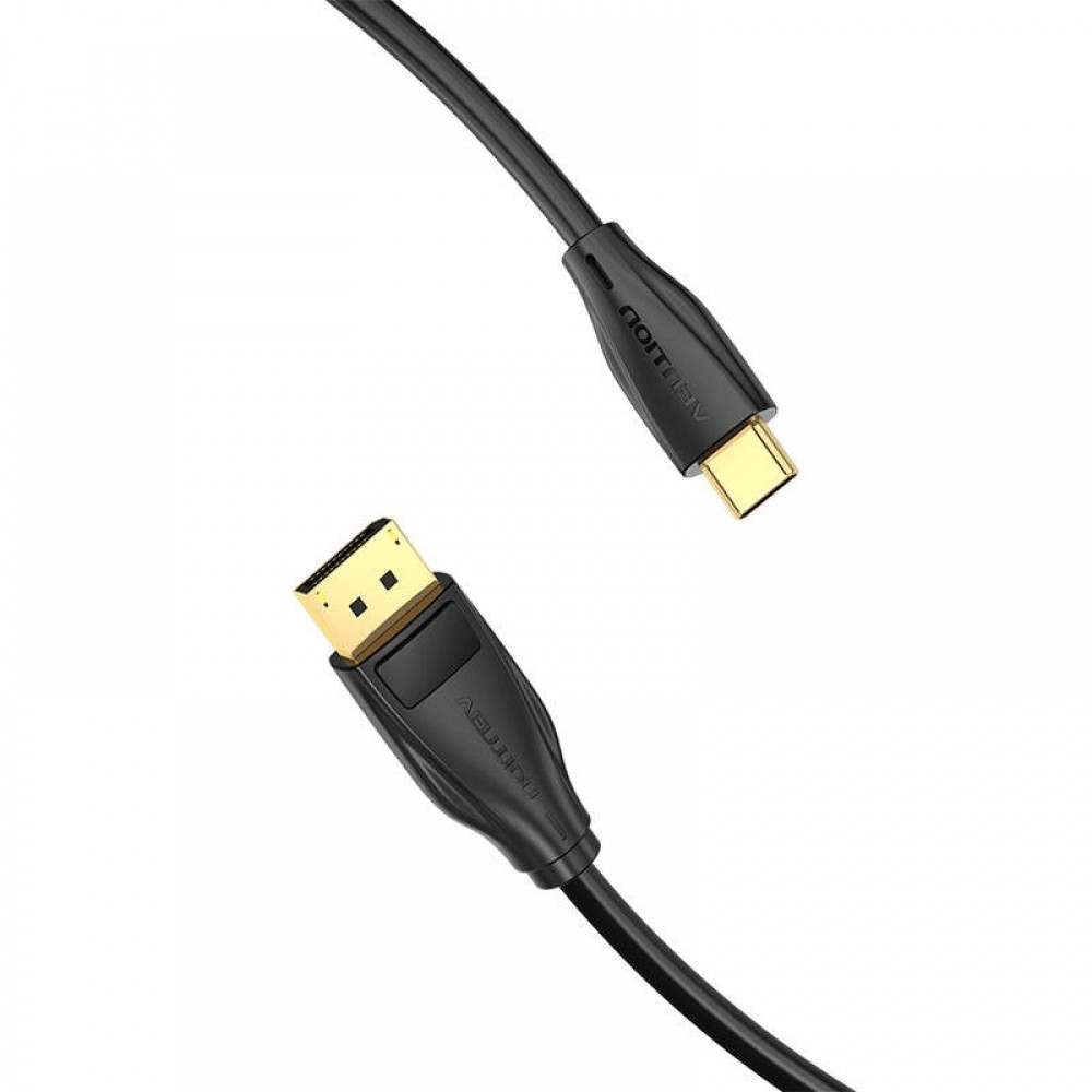 Vention CGYBG USB-C to DP 8K DP Cable 1.5M Black