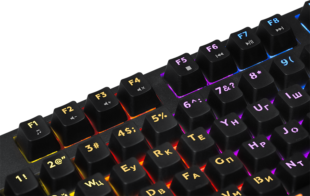 Defender Blitz GK-240L Mechanical Gaming Keyboard | En-Ru | RGB backlight | Anti-Ghost