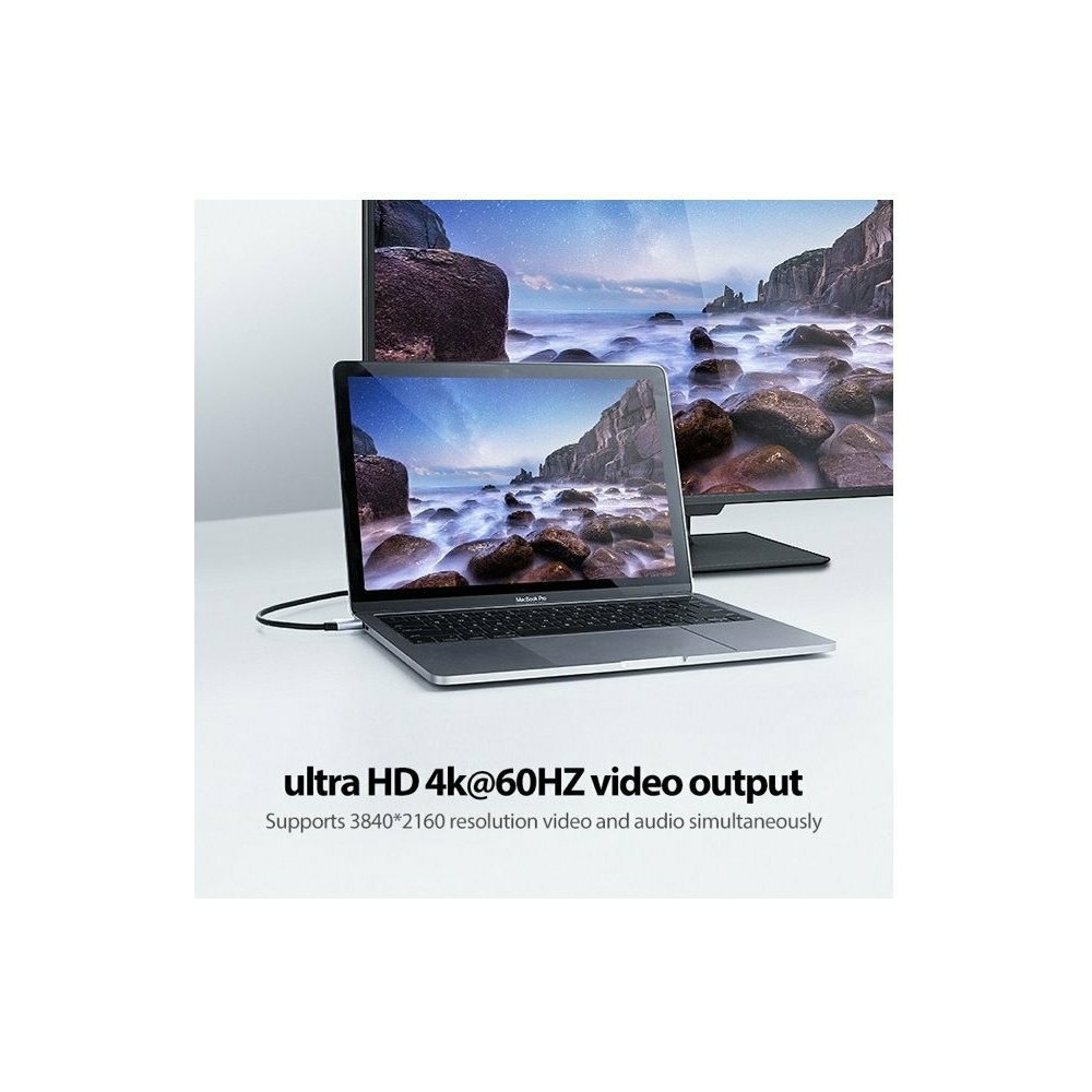 Ugreen US161 (50751), USB 3.1 Type-c To Type-c Cable, 1.5m, Black