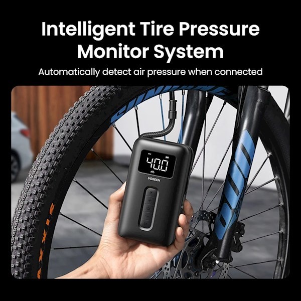 Ugreen CD259 (15951), Portable Air Compressor, Black