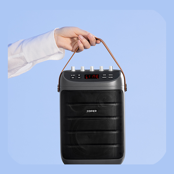 Edifier PK305, 18W, Bloototh, USB, TF-card, Party Trolley Speaker, Gray