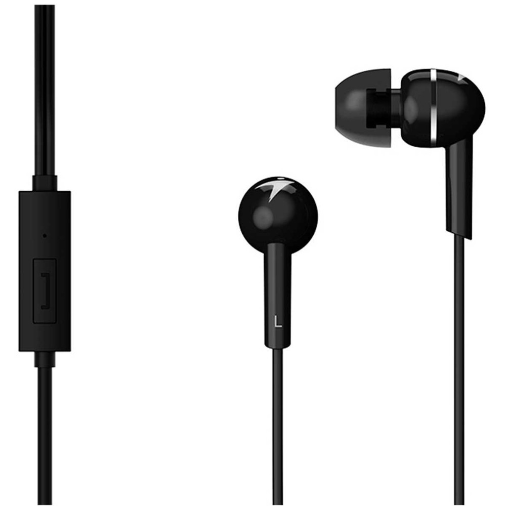 Genius HS-M300, BLACK, FG In-Ear Headphones with In-Line Controller and Mic, I