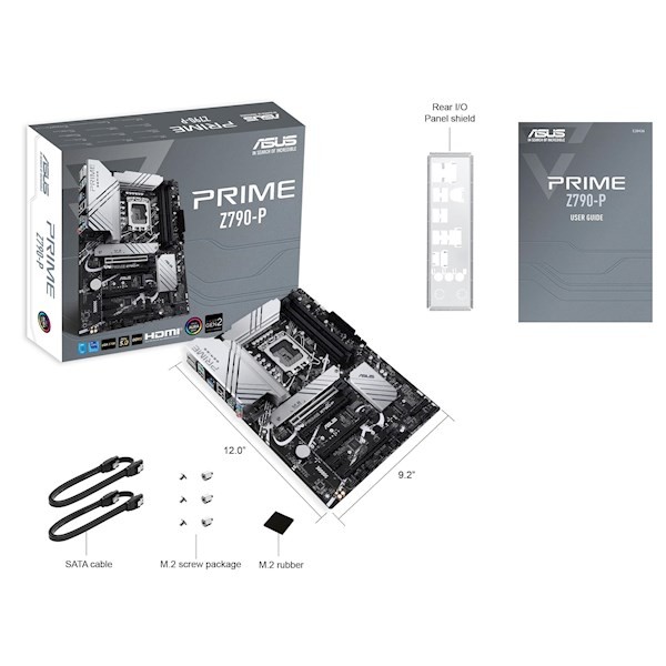 Asus Motherboard PRIME Z790-P s1700 Z790 4xDDR5 M.2 HDMI DP ATX 90MB1CK0-M1EAY0