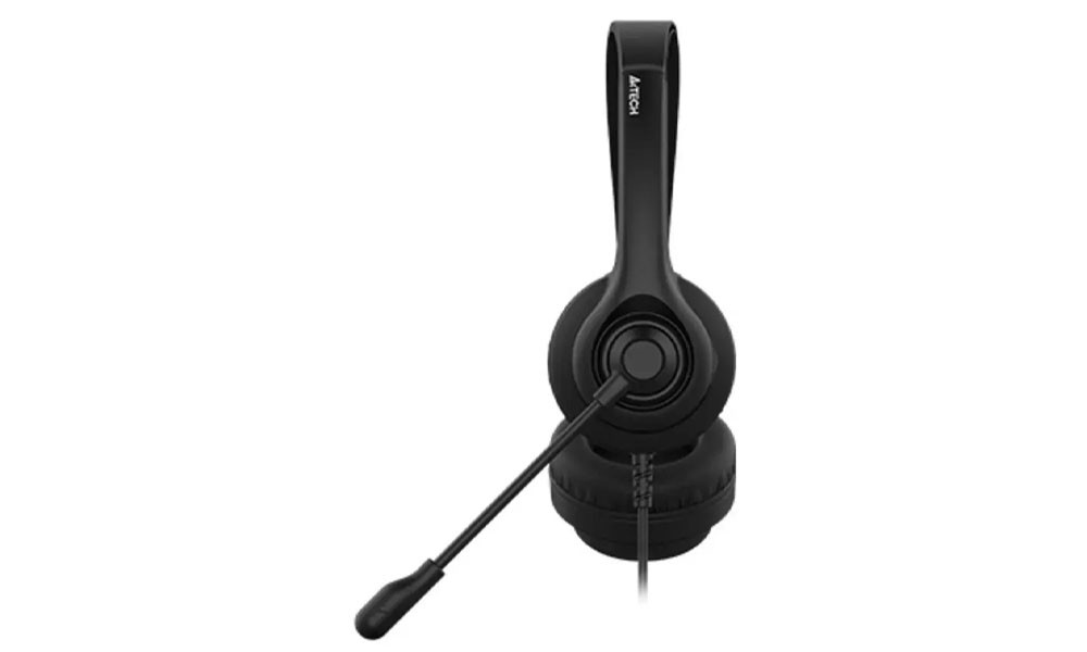 A4Tech HS-8i ComfortFit Stereo Headset 4 Pin 3.5mm Jack (Black) | Speaker Unit: 40 mm | Frequency Response: 20 Hz - 20 KHz | Sensitivity: 1