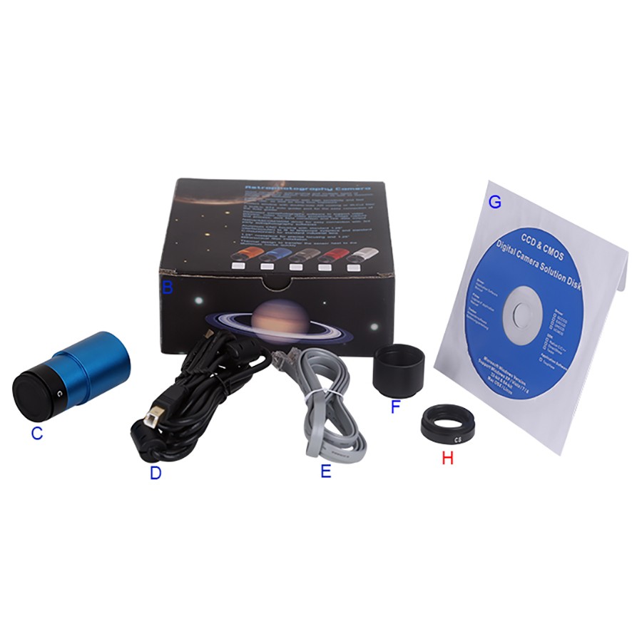 SC-Gcoms 1.25 interface USB 2.0 Long Exposure Digital Astronomical Telescope Eyepiece Camera