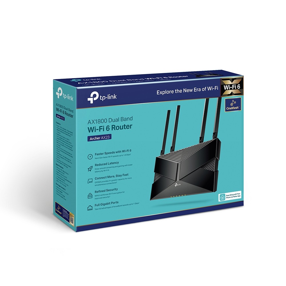 TP-Link Archer AX23 AX1800 Wi-Fi 6 Router Dual-Band