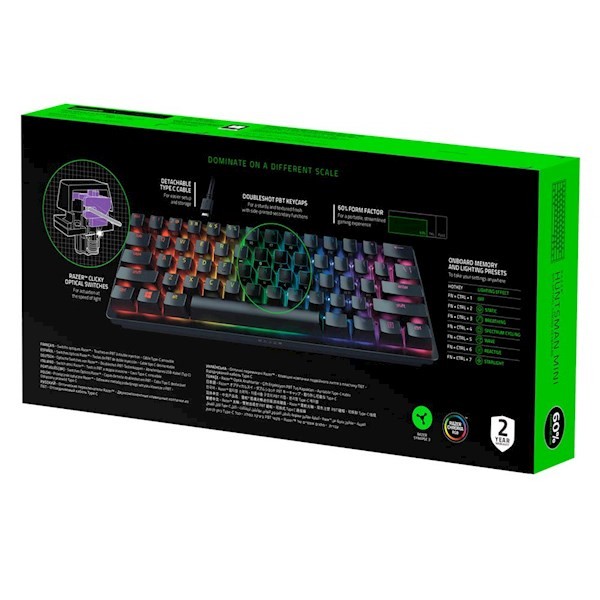Razer Huntsman Mini (Red Switch) - US Layout RZ03-03390200-R3M1