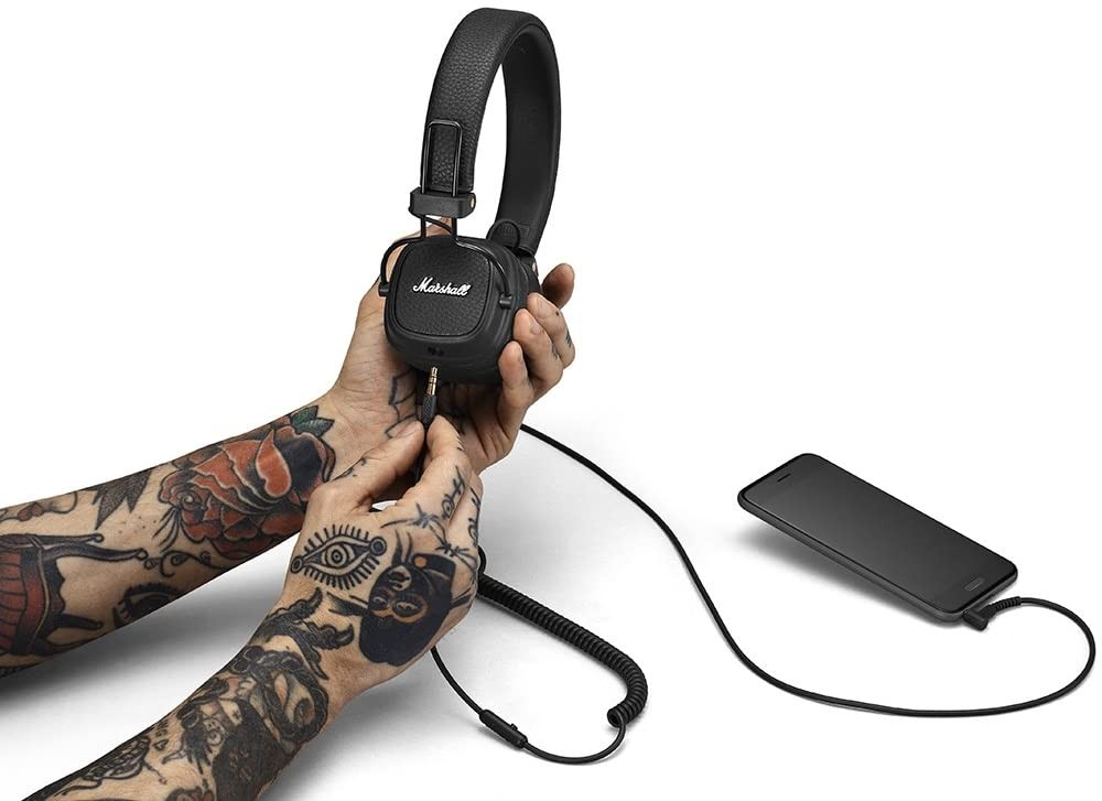 Marshall MAJOR III Wired Headset Black 7340055352277