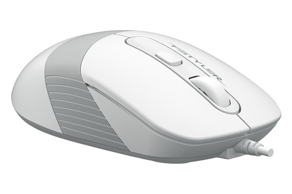 A4Tech FM10S FSTYLER WIRED MOUSE WITH SILENT CLICK USB WHITE 1600 DPI