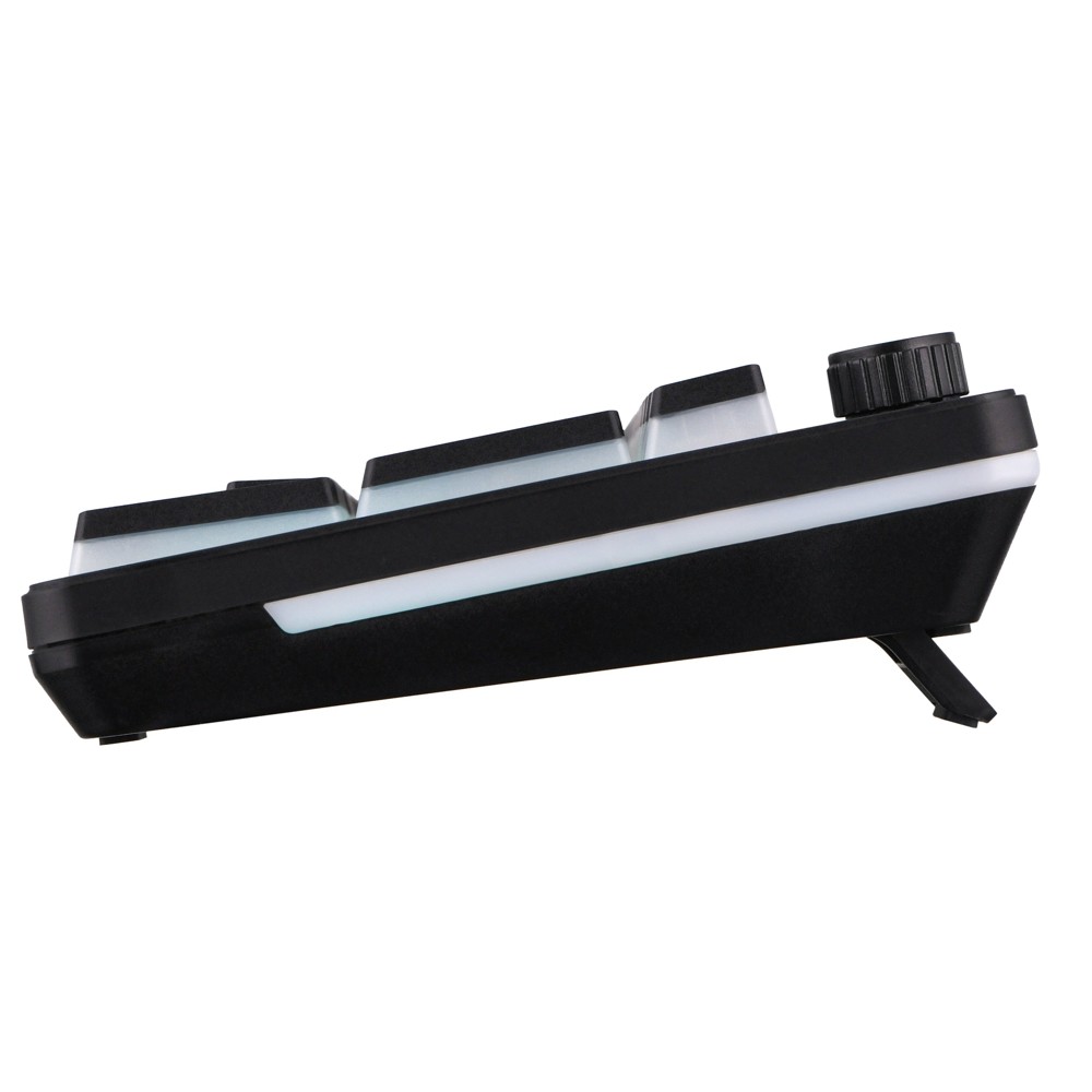 2E GAMING Membrane keyboard KG390 100key, USB-A/WL/BT, EN/UA, RGB, black 2E-KG390UBK-WL