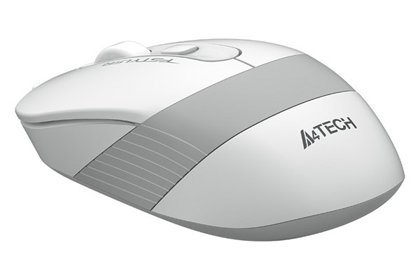 A4Tech FM10S FSTYLER WIRED MOUSE WITH SILENT CLICK USB WHITE 1600 DPI