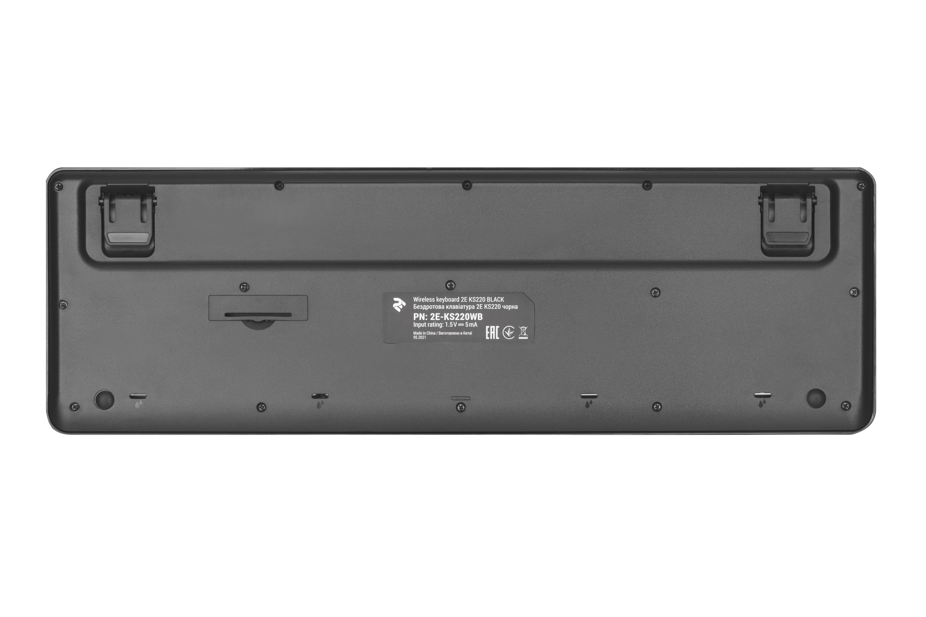 2E Keyboard KS220 WL Black 2E-KS220WB