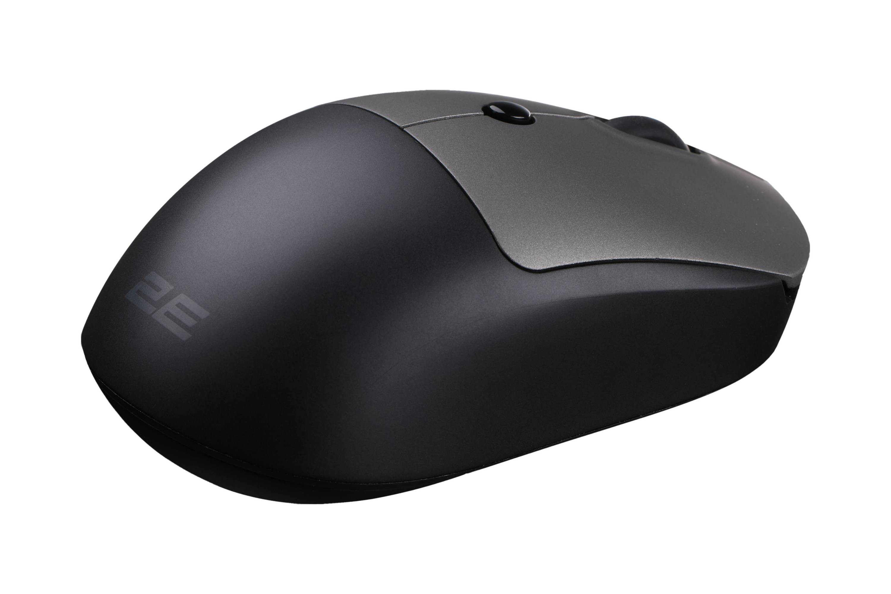 2E Mouse MF218 Silent, WL/BT, black-grey 2E-MF218WBG