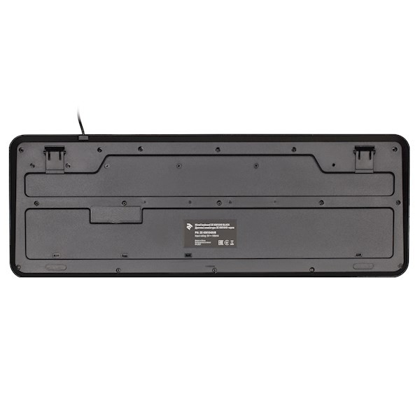 2E Keyboard membrane KM1040 104key, USB-A, EN/UK/RU, black 2E-KM1040UB
