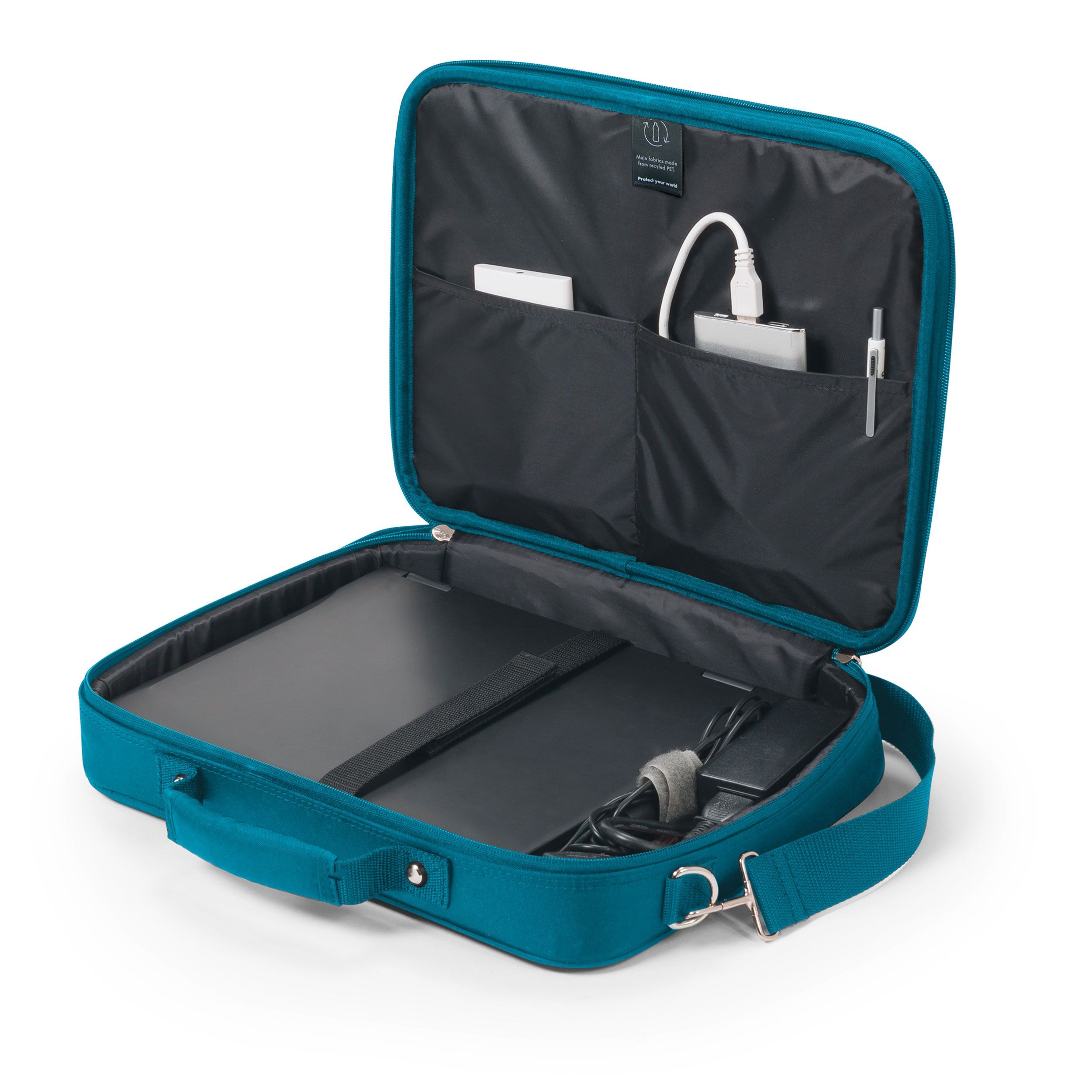 Dicota Clamshell Case Eco Multi BASE 15-17.3 Blue D30916-RPET