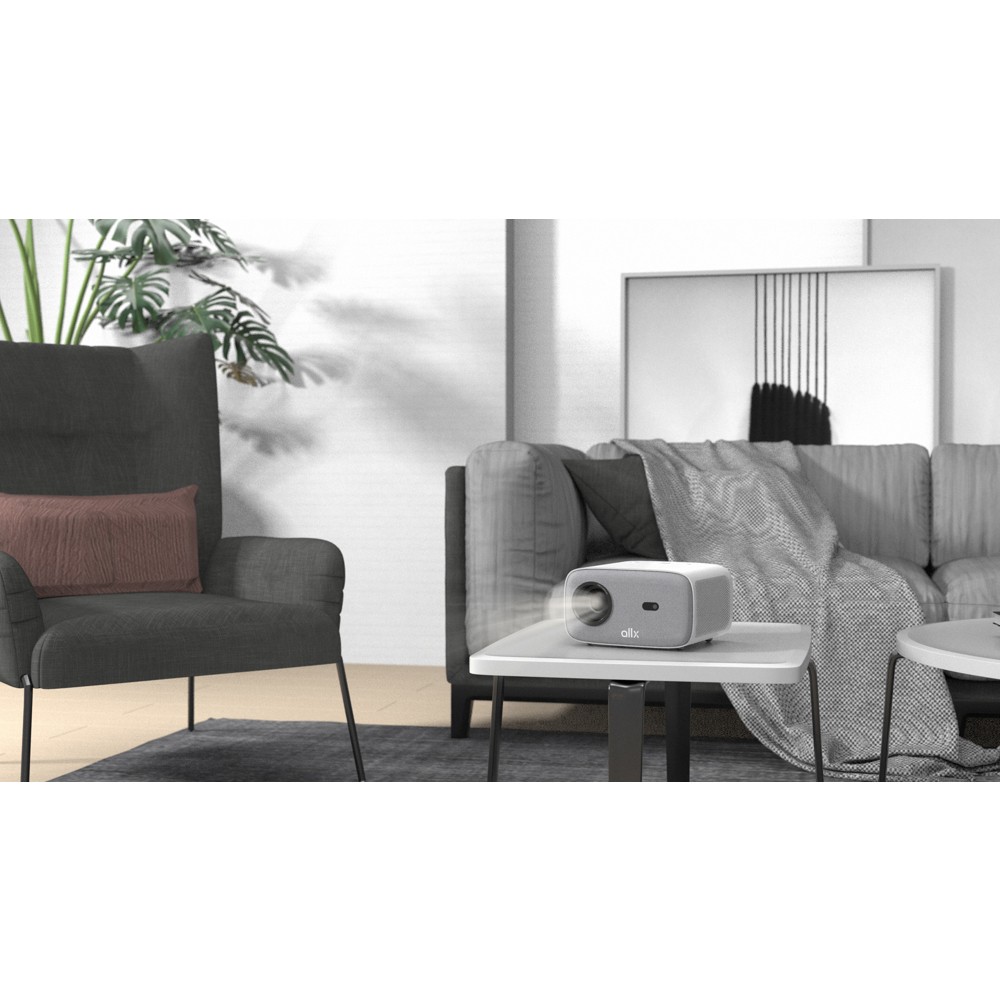 ALLX AX-PF350W, LCD Projector, FHD 1920x1080, 320Lm, White