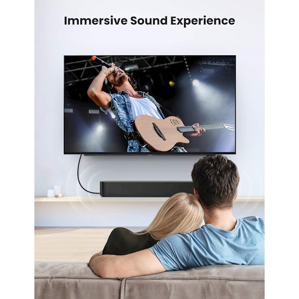 Ugreen AV122 (70892) Toslink Optical Audio Cable 2m (Black)