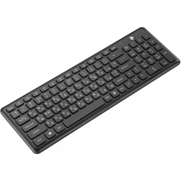 2E Keyboard KS230 Slim WL Black 2E-KS230WB
