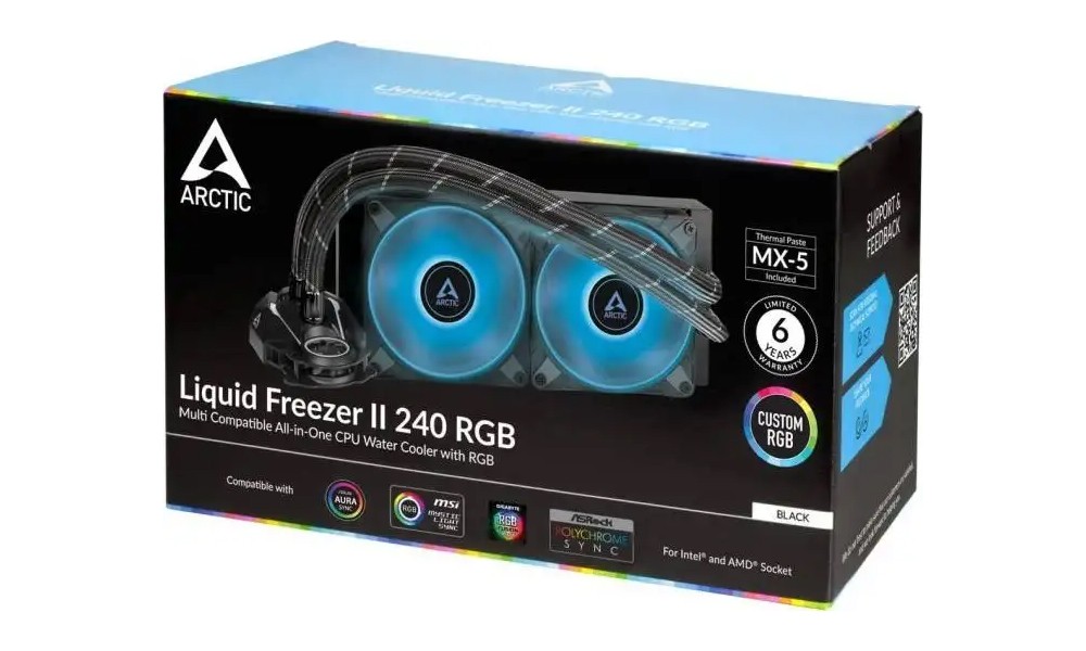 Arctic ACFRE00098A Liquid Freezer II - 240 RGB Black