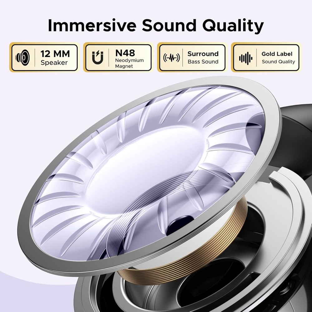 Ugreen WS209 (45785) HiTune S3, Earbuds, Wireless, Bluetooth, IPX5, Black