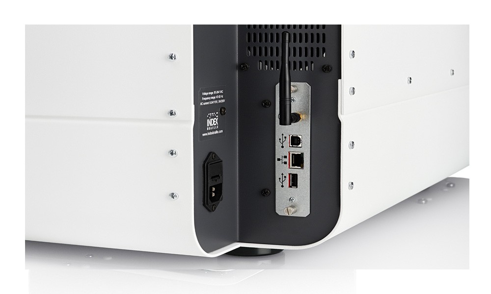 Index Braille BrailleBox V5 High-speed sheet-fed braille embosser