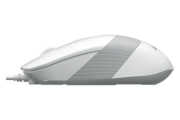 A4Tech FM10S FSTYLER WIRED MOUSE WITH SILENT CLICK USB WHITE 1600 DPI